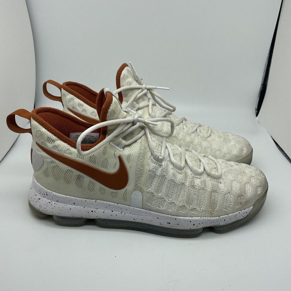 Used Nike KD 9 Texas PE Player Sample sz 11 Team Issued Promo Exclusive Durant